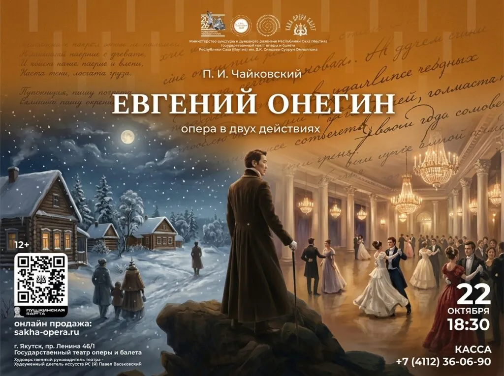 Опера «Евгений Онегин» 22 октября в СахаОпераБалет