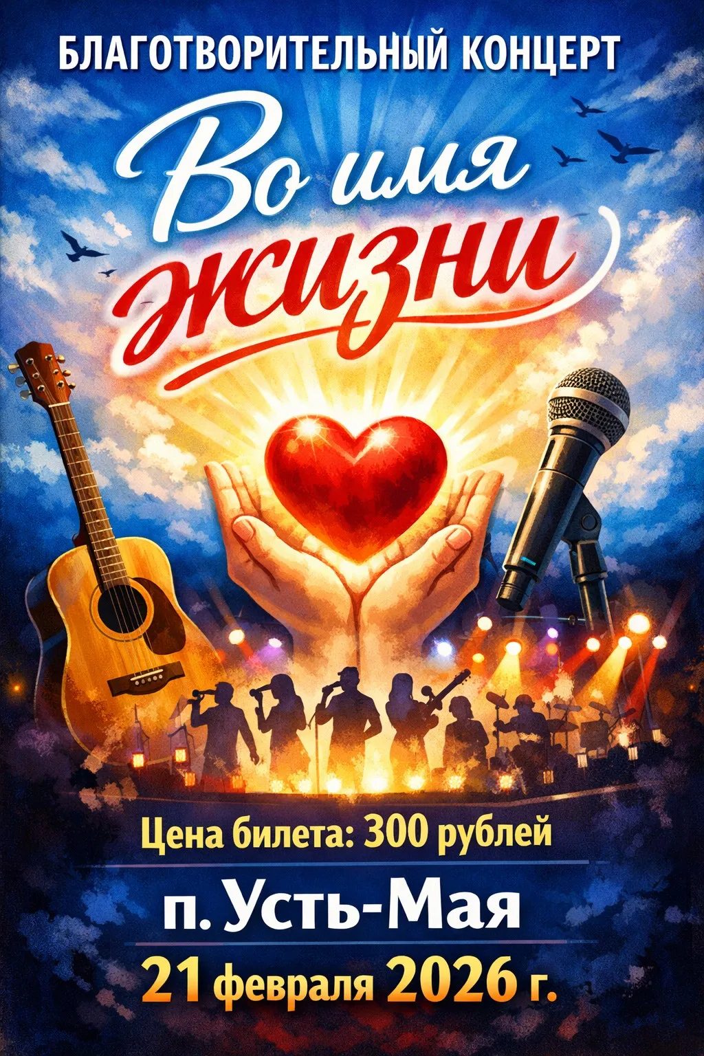 Благотворительный концерт «Во имя жизни» - 21 февраля