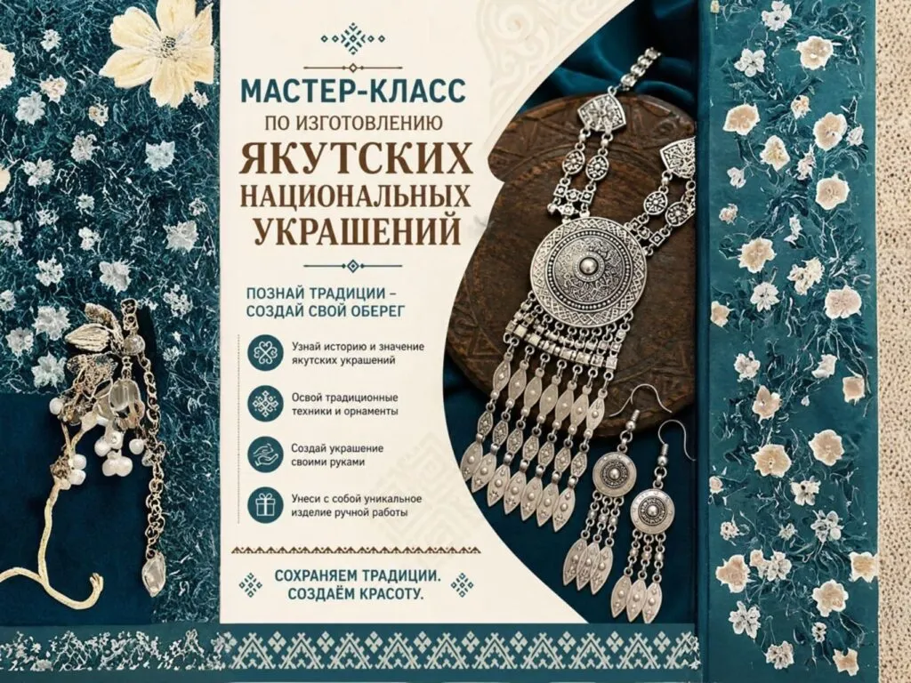 Мастер-класс по изготовлению якутских национальных украшений - 10 июля
